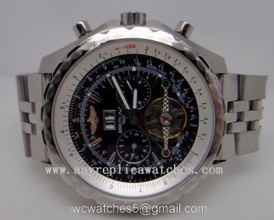 Breitling 1884 Bentley Mulliner Tourbillon Replica Watch For Sale Black Dial 1