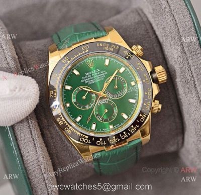 Buy Replica Rolex Daytona Watch Green Dial Black Ceramic Bezel 1