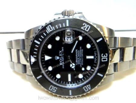 High Quality Replica Rolex Ceramic Bezel Submariner Black face Replica Watch Ladies 36mm 1