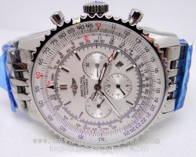 Breitling Copy Watches China Made Breitling chronometer Navitimer Silver Face Watch 42mm 1