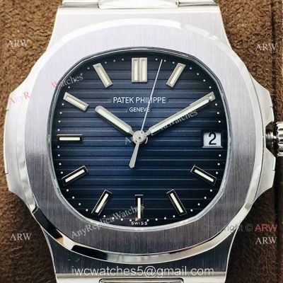 Highest Quality Patek Philippe Nautilus PPF V4 Watch Stainless Steel Blue Dial 1