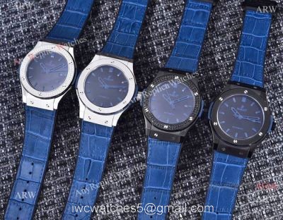 Copy Hublot Classic Fusion Automatic Watches 42mm Blue Version 1