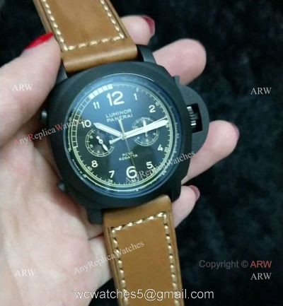 Panerai PAM 653 Luminor Chrono Replica Regatta Watch Green Inner 1