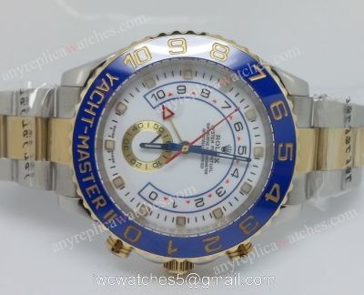 Rolex Yachtmaster II 2-Tone Yellow gold 44mm w/ Working Sub-dial |Replica Watch 1
