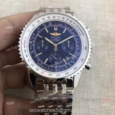 Breitling 1884 Chronometre Navitimer 01 Blue Face Watch 46mm or 42mm 1
