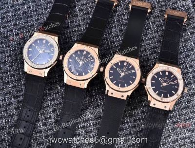 Newest Replica Hublot Classic Fusion Watches Rose Gold 42mm 1