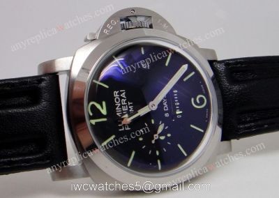 Panerai Luminor 8 Days GMT Genuine High-Quality Leather Band Watch 1