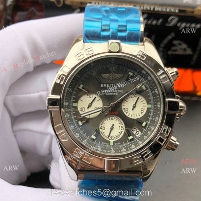 Buy Copy Breitling Chronomat B01 Chronograph Watch Gray Dial 43mm 1