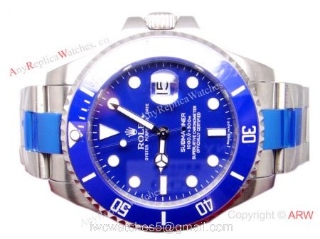 Upgraded Version Extra Large Blue dial blue ceramic bezel 41mm Rolex Submariner Watches 1
