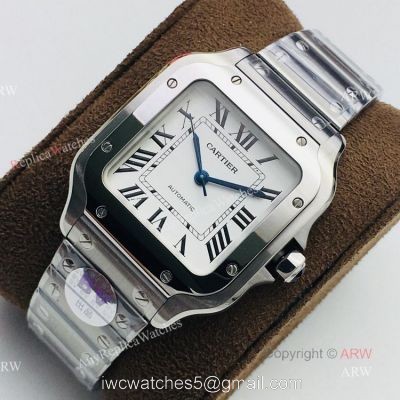 1:1 BV Factory Cartier Santos Cartier Watch Copy QuickSwitch Band 1