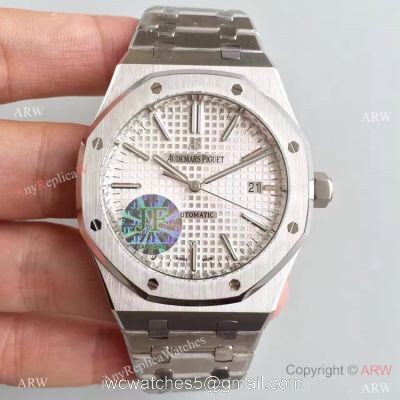 Copy Audemars Piguet Royal Oak JF Factory Watch 41mm SS Silver Dial 1
