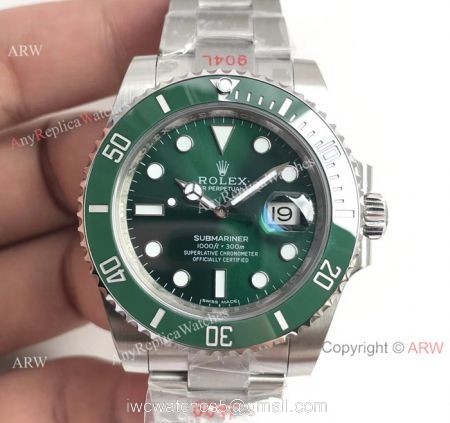 Noob Factory 3135 Replica Submariner Watch Stainless Steel Green Dial 1