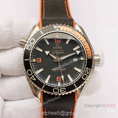 Best Omega Seamaster 600 Automatic Black Dial Watch Replica 1