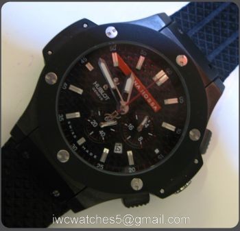 Solid Black Hublot Luna Rossa Replica Watch Chronograph Watch 1