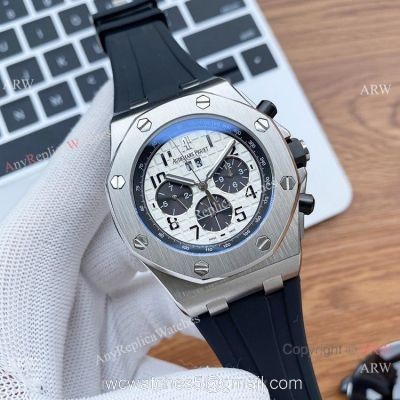 Fake Audemars Piguet Royal Oak Offshore WhiteBlack Dial Watches 1