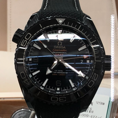 Replica Omega Seamaster All Black Watch 400m 1