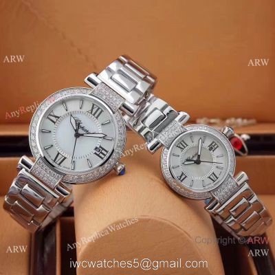 Chopard Imperiale Stainless Steel Diamond Quartz Watch Knockoff 1