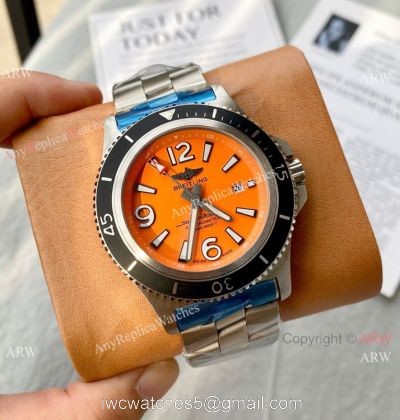 Breitling Superocean II Orange Dial Watches High Quality 1