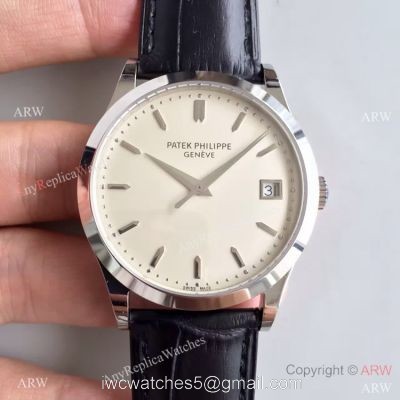 Copy Swiss Patek Philippe Cal.324 S C Watch SS White Dial 1