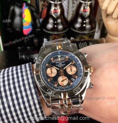 High Quality Breitling Chronomat 01 Watch Rose Gold Sub-dials 1