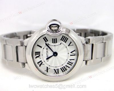 Cartier Ballon Bleu De Stainless Steel Ladies Replica Watch 1