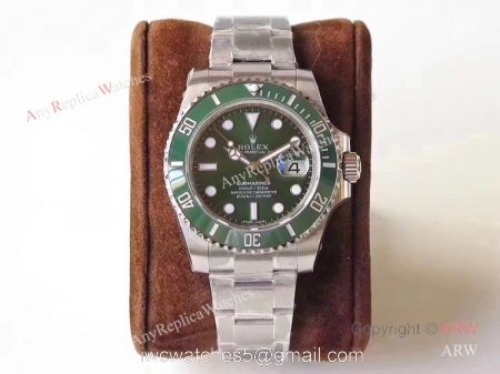 Best 1:1 Replica Rolex Submariner Green Face Swiss 2824 VR Factory Watch 1