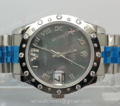 ROLEX DATEJUST SPECIAL EDITION VI Diamond Marker / BLACK MOP DIAL 1