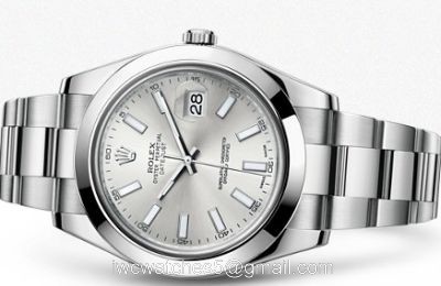NEW UPGRADED Rolex Datejust II 41mm Replica Watch SS Oyster Silver Face AAA+ 1