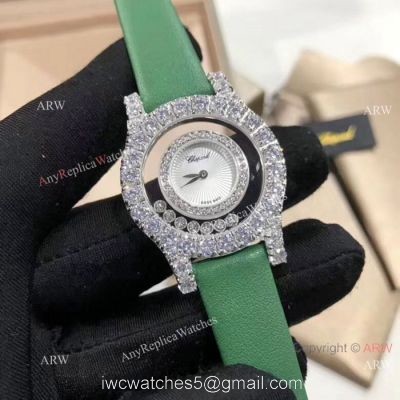 Top Grade Replica Chopard Happy Dreamg Ice Out Watches 32mm 1