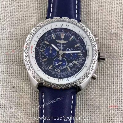 Breitling 1884 Bentley Motors T Chronograph Blue Subdials Watch 1