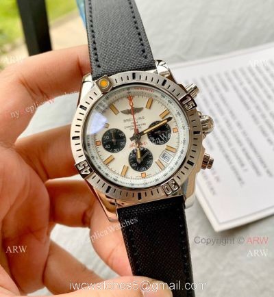 Copy Breitling Avenger Chronograph Watch White Face 40mm 1