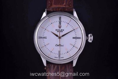 Rolex Cellini Time Rose Gold Markers Watch Swiss ETA Rolex Geneve Fake watch 1