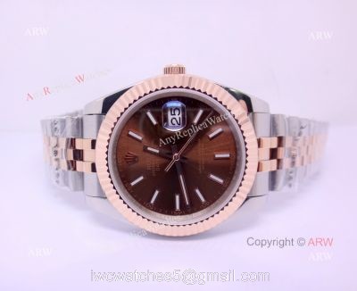 Two Tone Rose Gold Rolex Datejust Jubilee Replica Watch 40mm 1