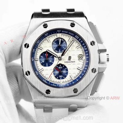 Audemars Piguet Knock off Wholesale AP Royal Oak Offshore White Dial Watch 1