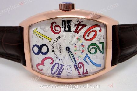 Franck Muller Crazy Color Dreams Watch Extra Large Size 1