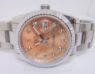 Rolex Datejust Copy Watch SS Champagne face Replica Watches for sale 1