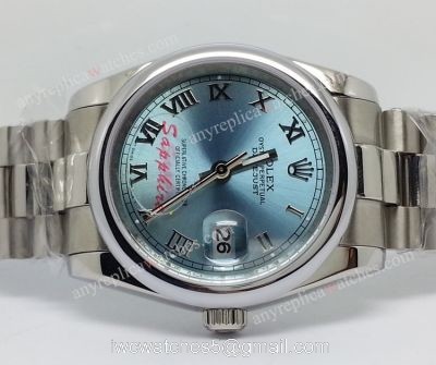 Rolex Datejust 36mm Stainless Steel Rolex Ice Replica Watch 1