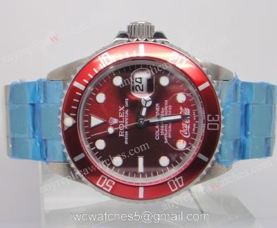 Classic Model Replica Rolex Submariner Red Dial Coca Cola edition 16610 Watch 1