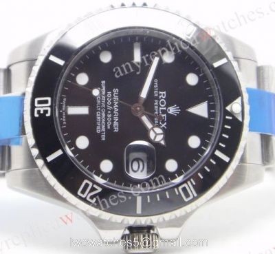 Upgraded Version Extra Large 41mm Rolex Submariner Watches SS Black Ceramic Bezel 1