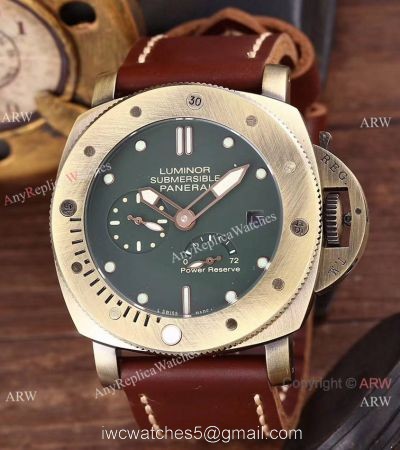 Panerai New Copy Luminor Submersible Power Reserve Bronzo watch 1