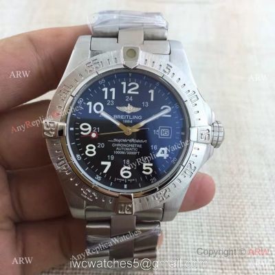 Copy Breitling Superocean Stainless Steel Arabic Markers Watch 1