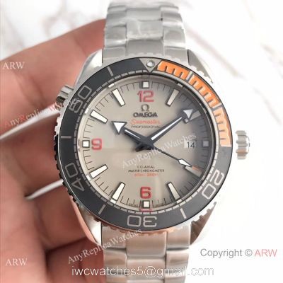 Omega Seamaster Planet Ocean 600m Co-Axial 43.5mm SS Gray Dial 8900 Copy Watch 1