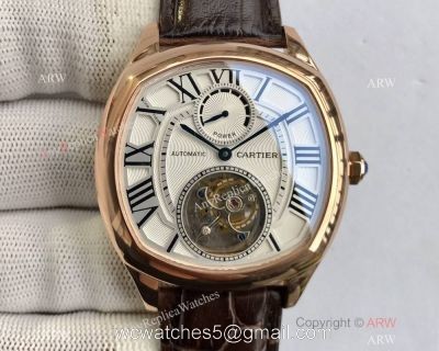 Swiss Grade One Cartier Drive De Rose Gold Watch Power Reserve 1