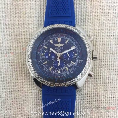 Fake BREITLING Bentley Motors T SS Blue Dial Rubber Watch 1