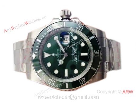 NEW UPGRADE Replica Rolex Hulk Submariner Green Dial Green Ceramic Watch 1