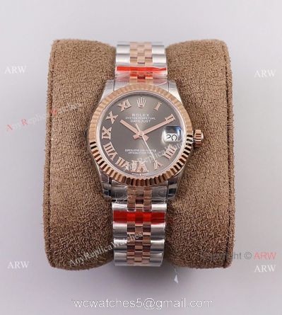(TWF) New Rolex Datejust 31 Rhodium Diamond Dial Swiss Replica Watch 1