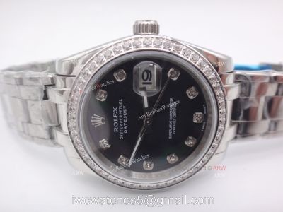 Rolex Datejust Pearlmaster 36mm Replica Rolex Diamond Bezel Watch 1