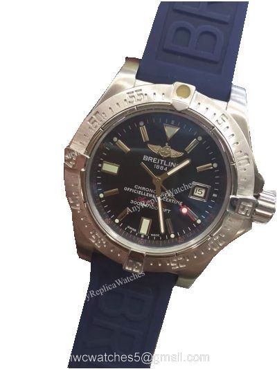 Copy Breitling Avenger Blackbird Blue Dial Blue Rubber Strsp Watch 1