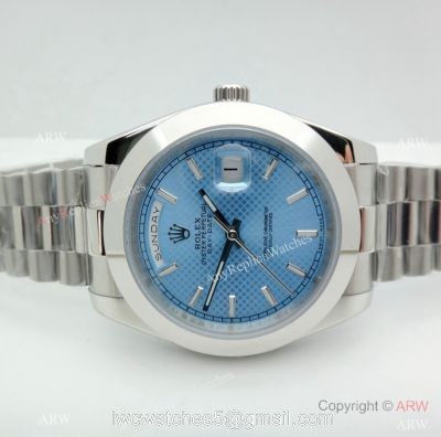 High Quality Rolex Day Date Ice Blue Replica Watch 40mm Presidential 1