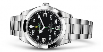 New Upgraded Rolex Air King 116900 Black Face Stainless Steel Replica Watch 1:1 1